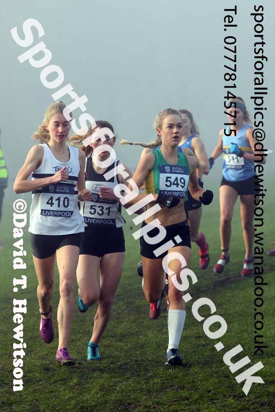 Womens under-17s and Juniors, European Cross Country Trials, Sefton Park, Liverpool. Photo: David T. Hewitson/Sports for All Pics